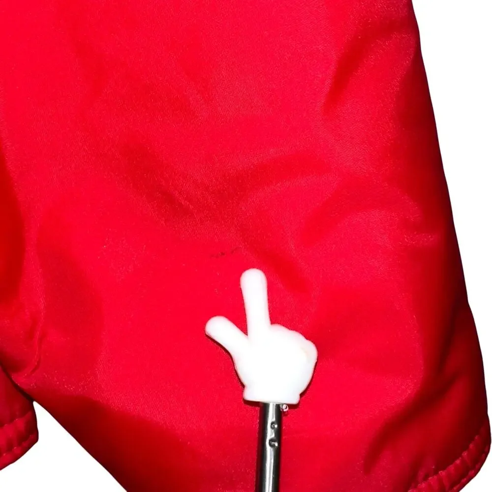Vintage White Stag Red Breckenridge Colorado Puffer Ski Jacket Size Medium